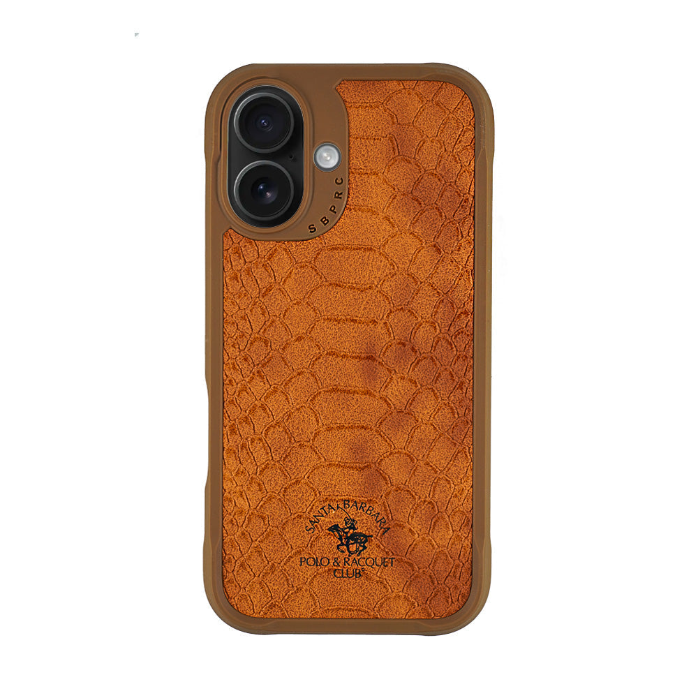 Santa Barbara Polo & Racquet Club Knight Series Case for iPhone 16 Plus -Brown