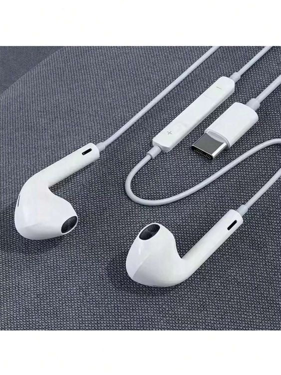 Earphones lighting and type c