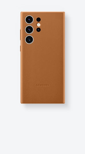 (Copy) Galaxy S24 Ultra Leather Case, blue