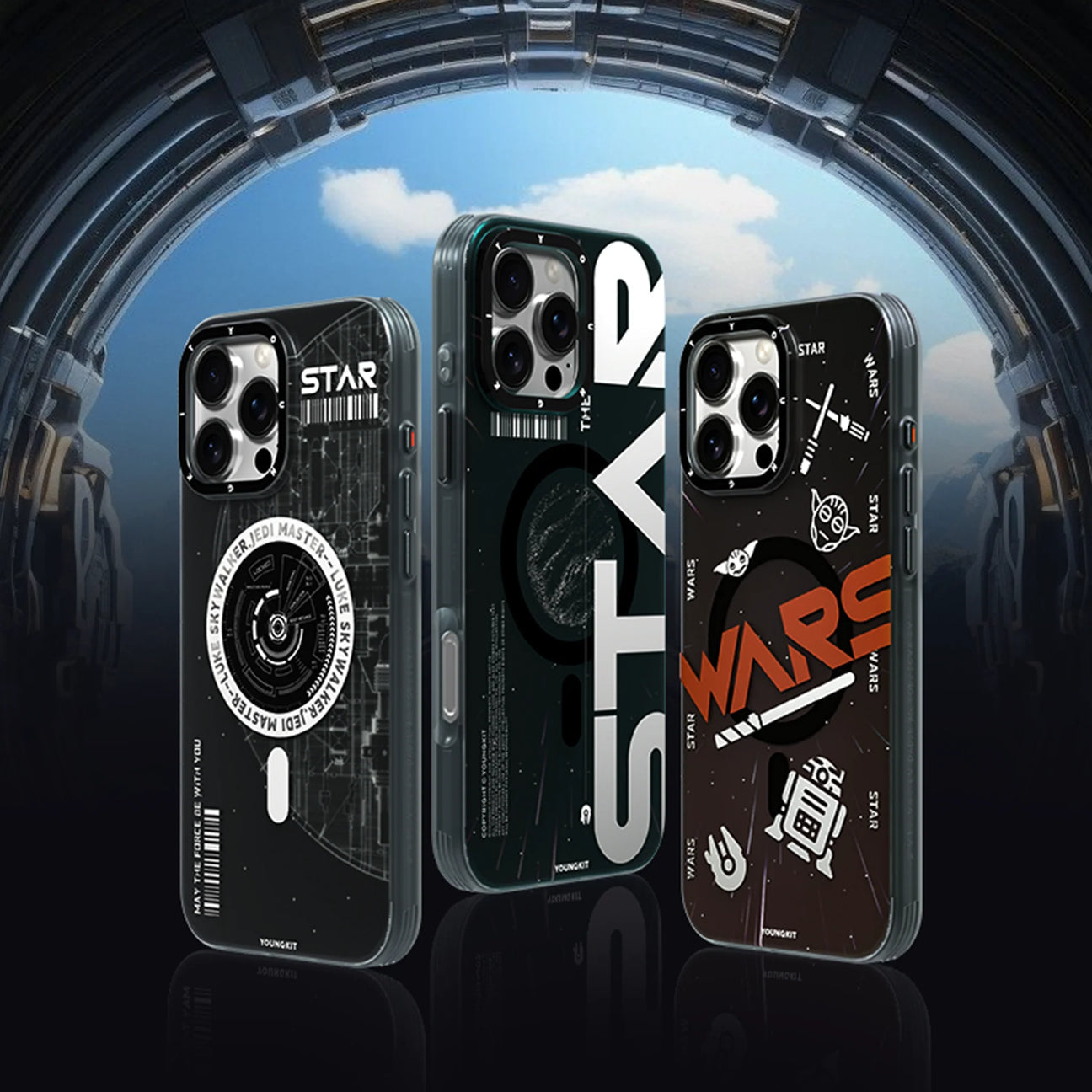 GALAXY INTERSTELLAR JOURNEY YOUNGKIT CASE FOR IPHONE 16 PROMAX