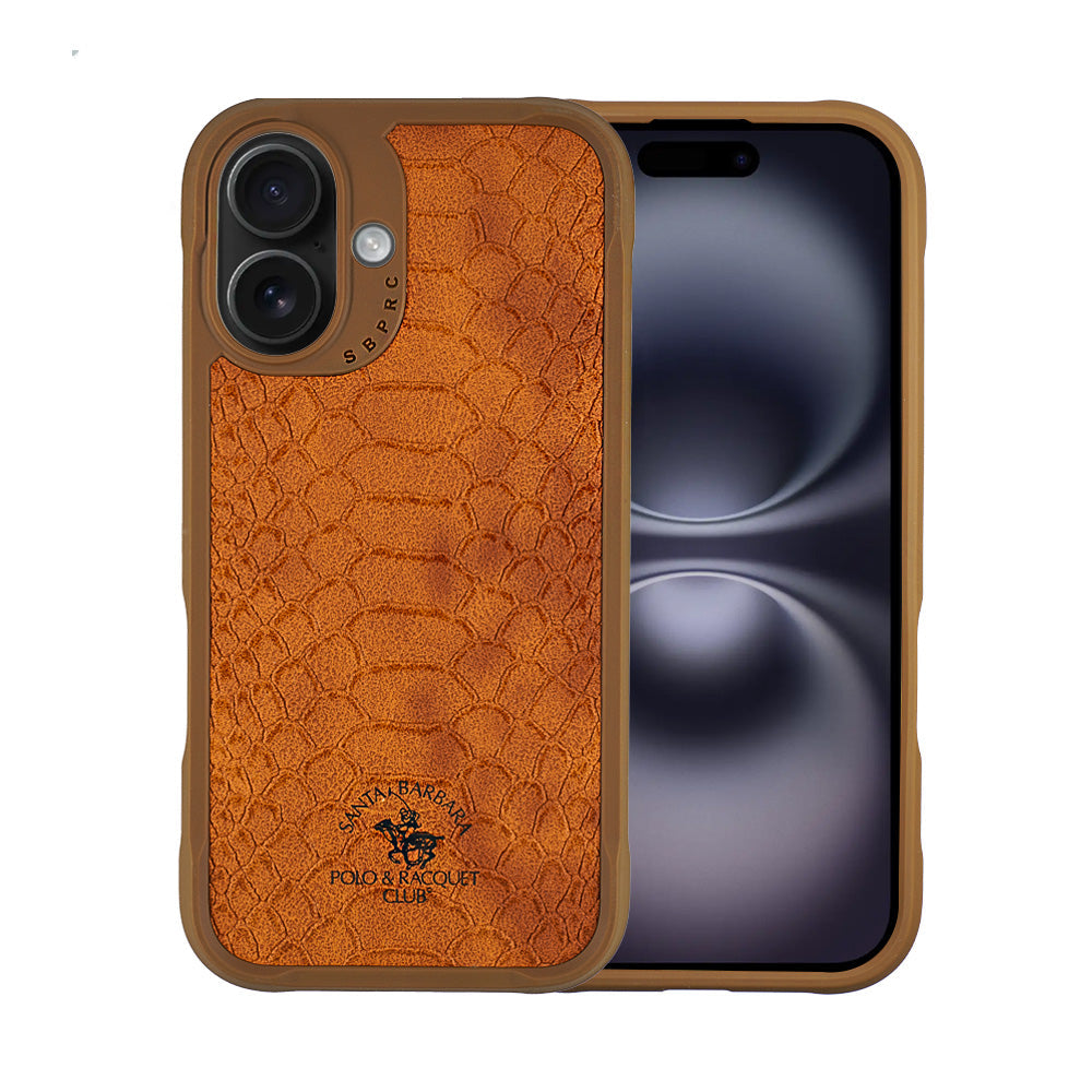Santa Barbara Polo & Racquet Club Knight Series Case for iPhone 16 Plus -Brown