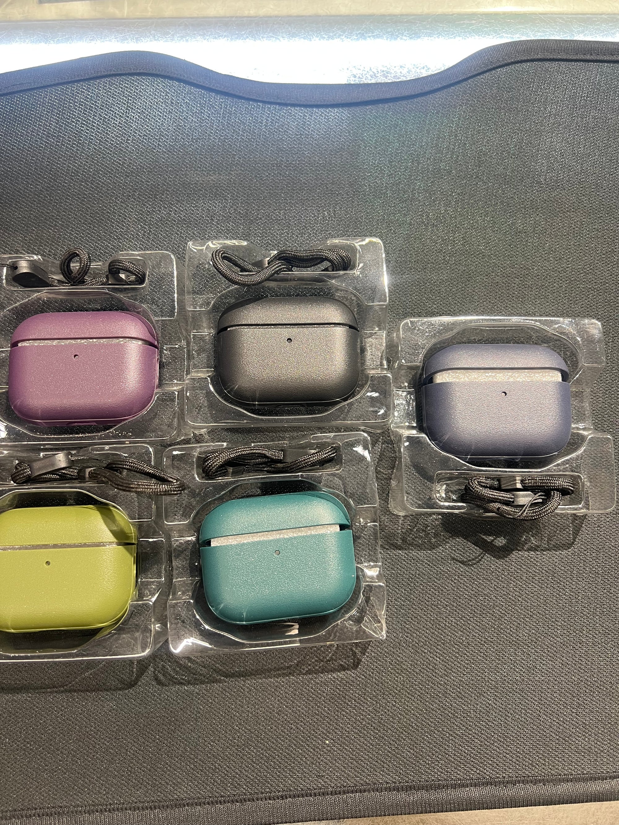 Airpods 3 pro matte leather case