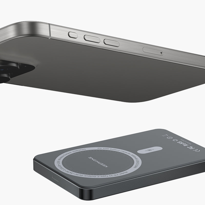 Lucci Wireless Power Bank, 5000mAh
PD 20W & 15W MagSafe Fast Charging | Ultra-slim Design