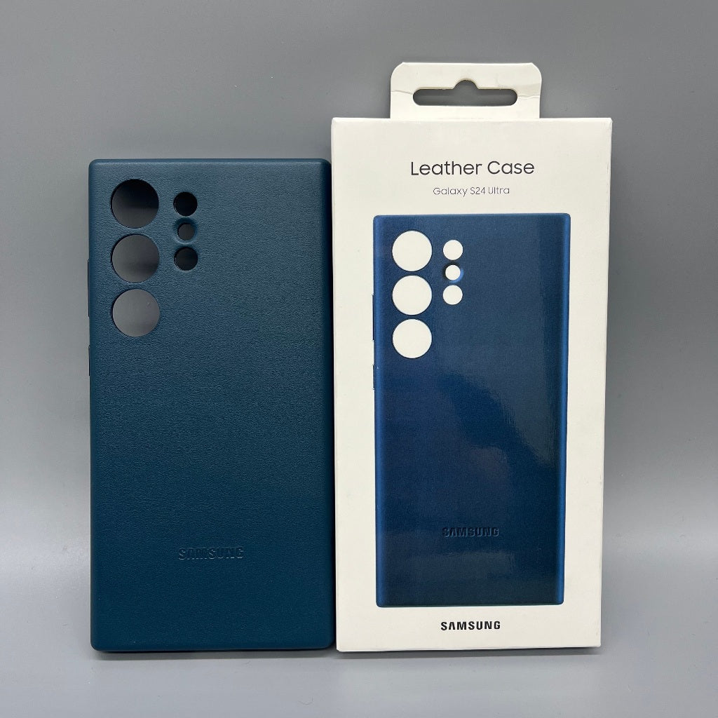 Galaxy S24 Ultra Leather Case, blue