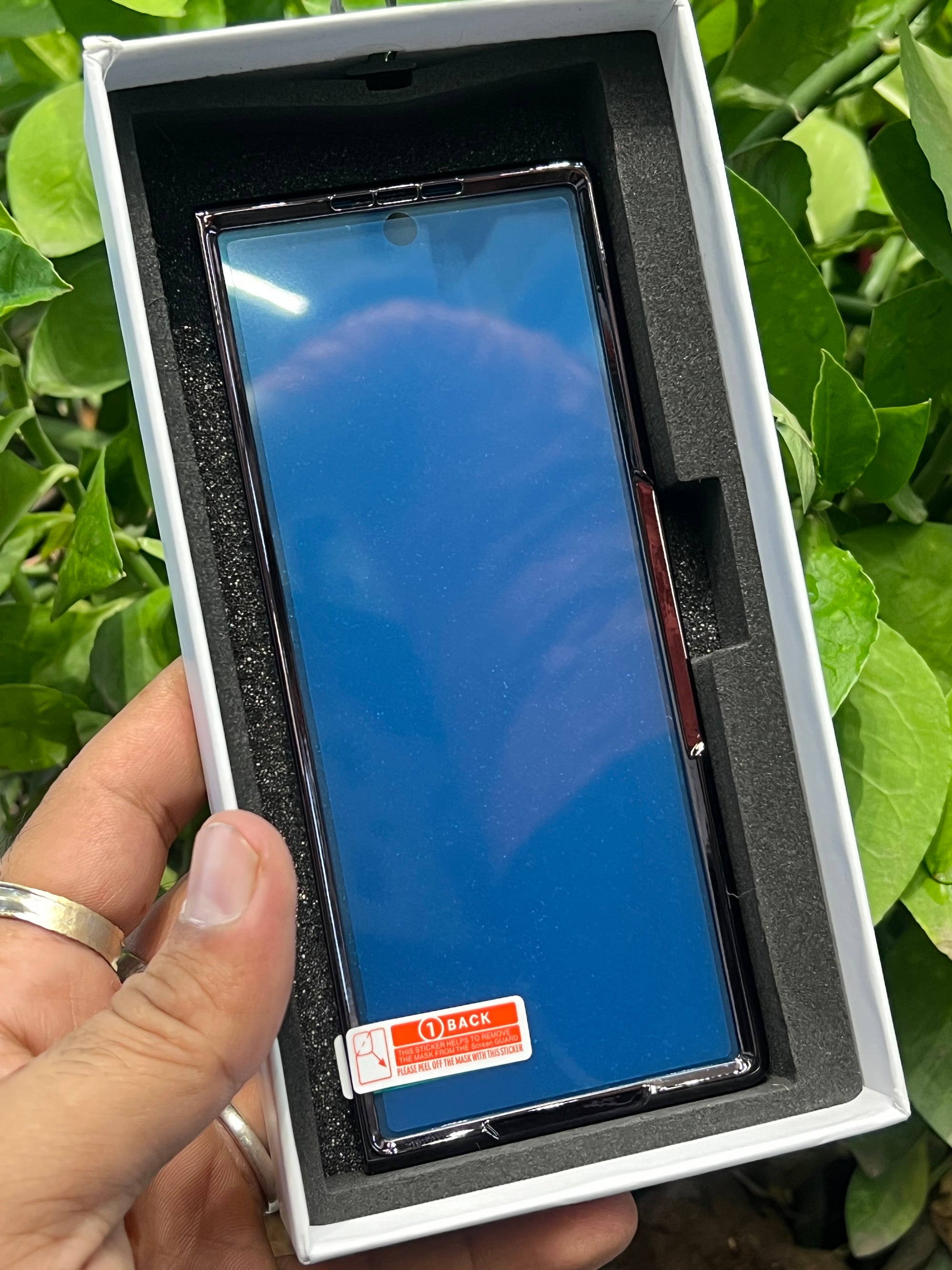 Galaxy fold 6 leather pocket case front glass protection