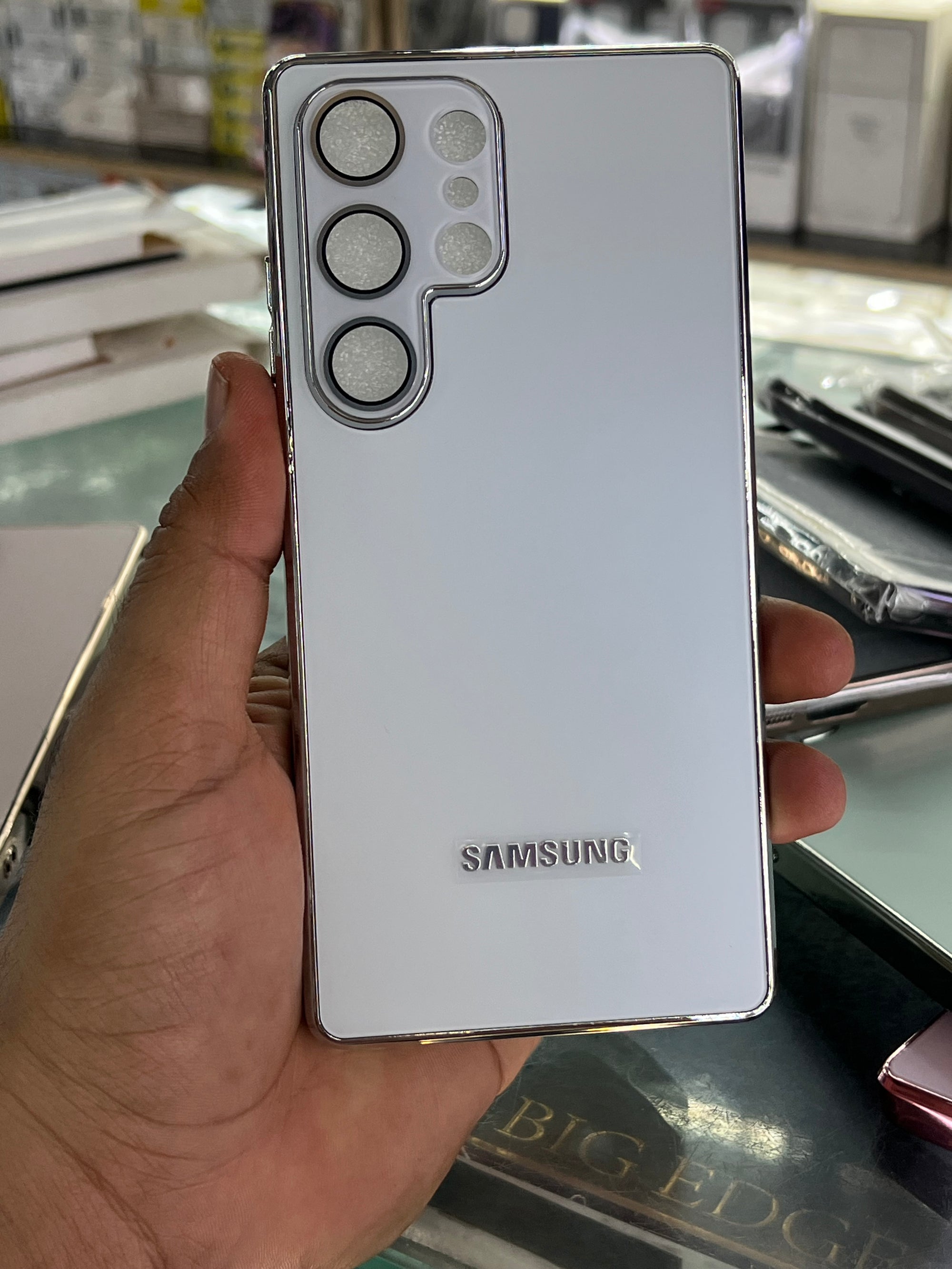 Same phone look case samsung s25 ultra chorme case