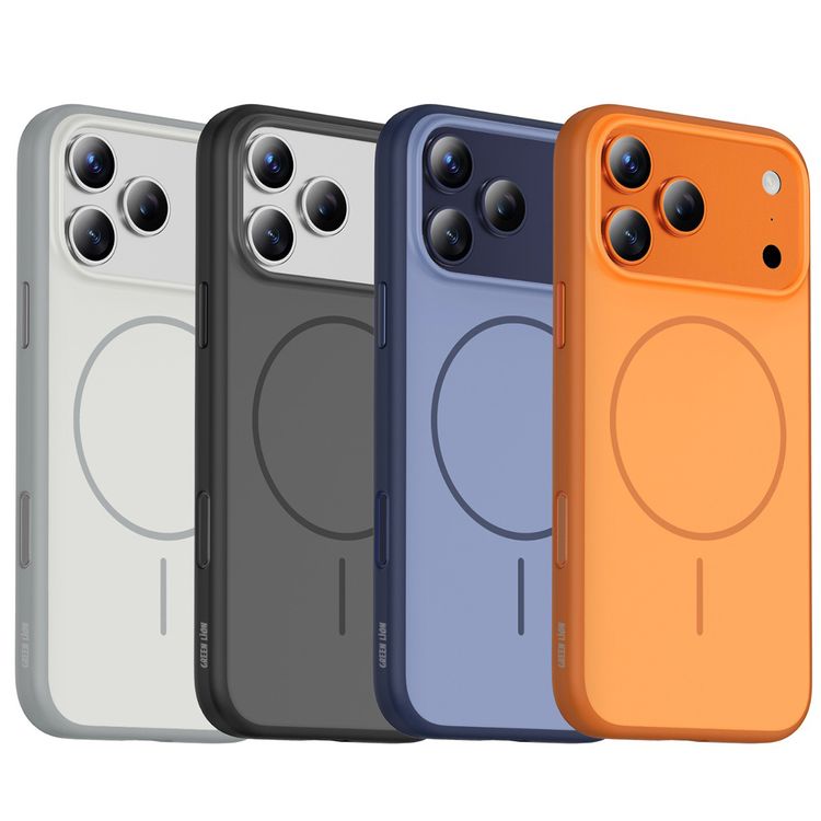 Gkk Patric MagSafe Premium Matte Finish Case for iPhone 17 Pro max, Drop & Camera Protection, Comfortable Grip, Anti-Yellowing - blue