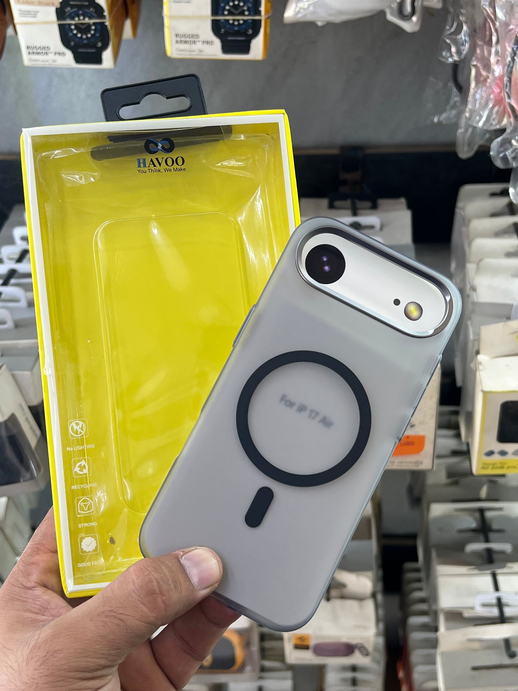 Paper matte gray case I phone 17 air