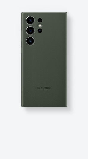 Galaxy S24 Ultra Leather Case, Green