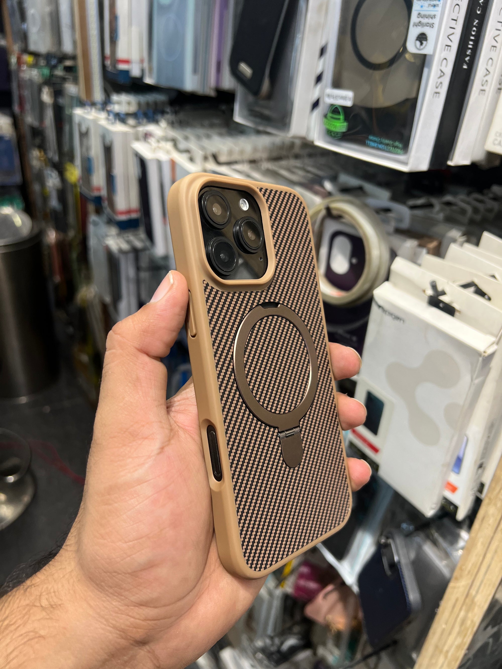Magsafe case brown case 16 pro maxx