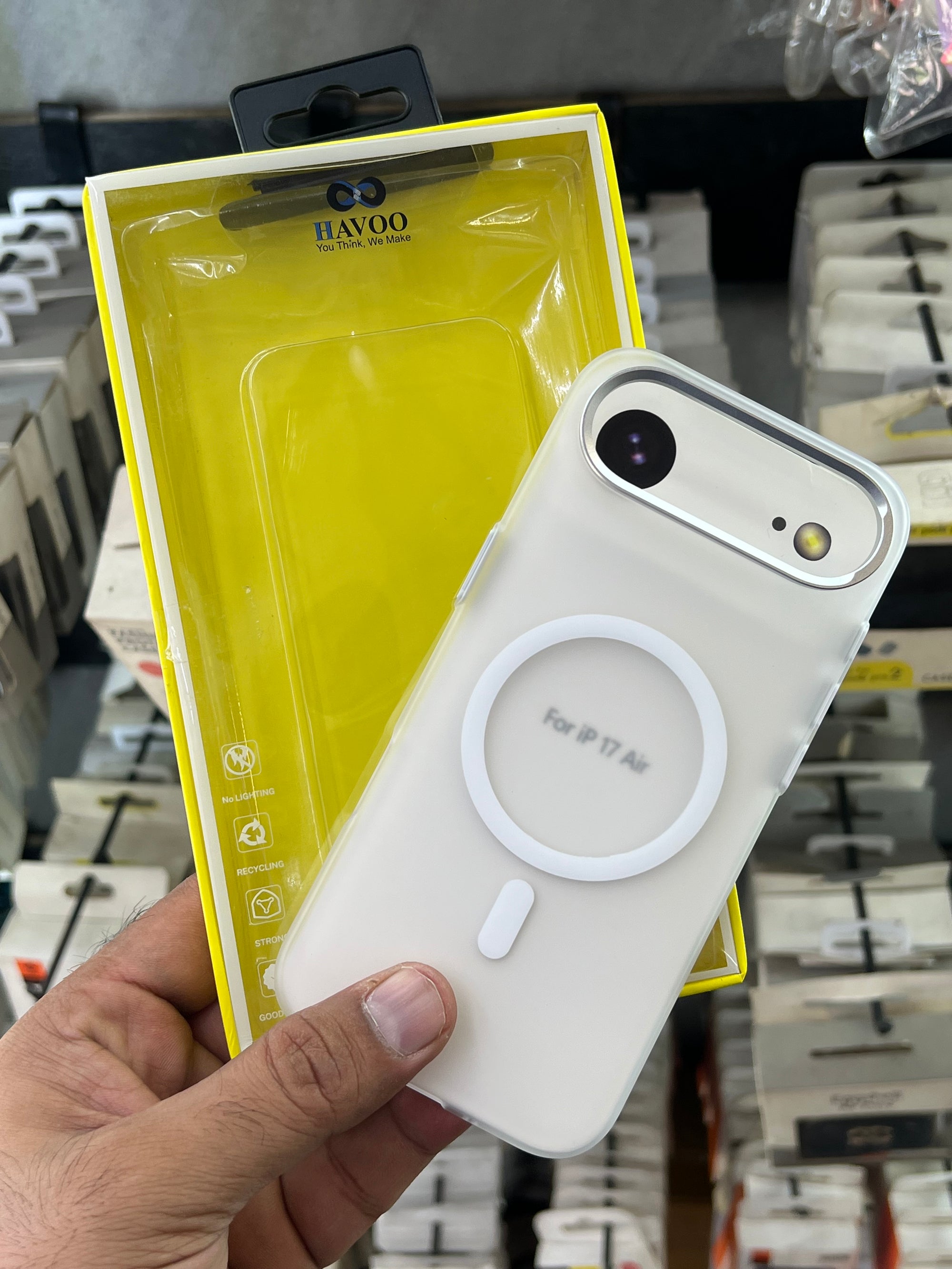Paper matte white case I phone 17 air