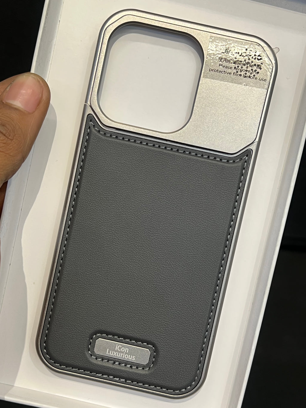 I phone 15 pro perfume metal case