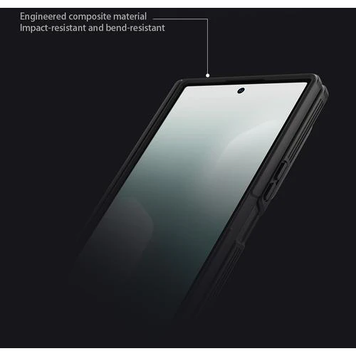 Nillkin Case For Samsung Galaxy Z Fold 7 Camshield Prop Magnetic Lens Guard Edition Camera Protective Cover – Black