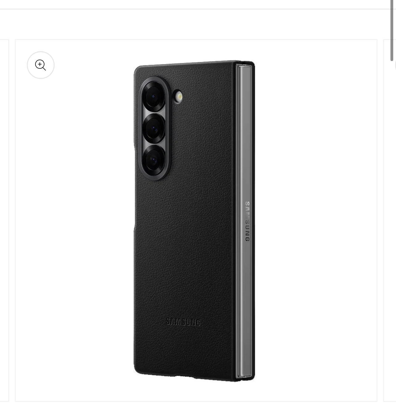 Samsung z fold 7 premium leather case