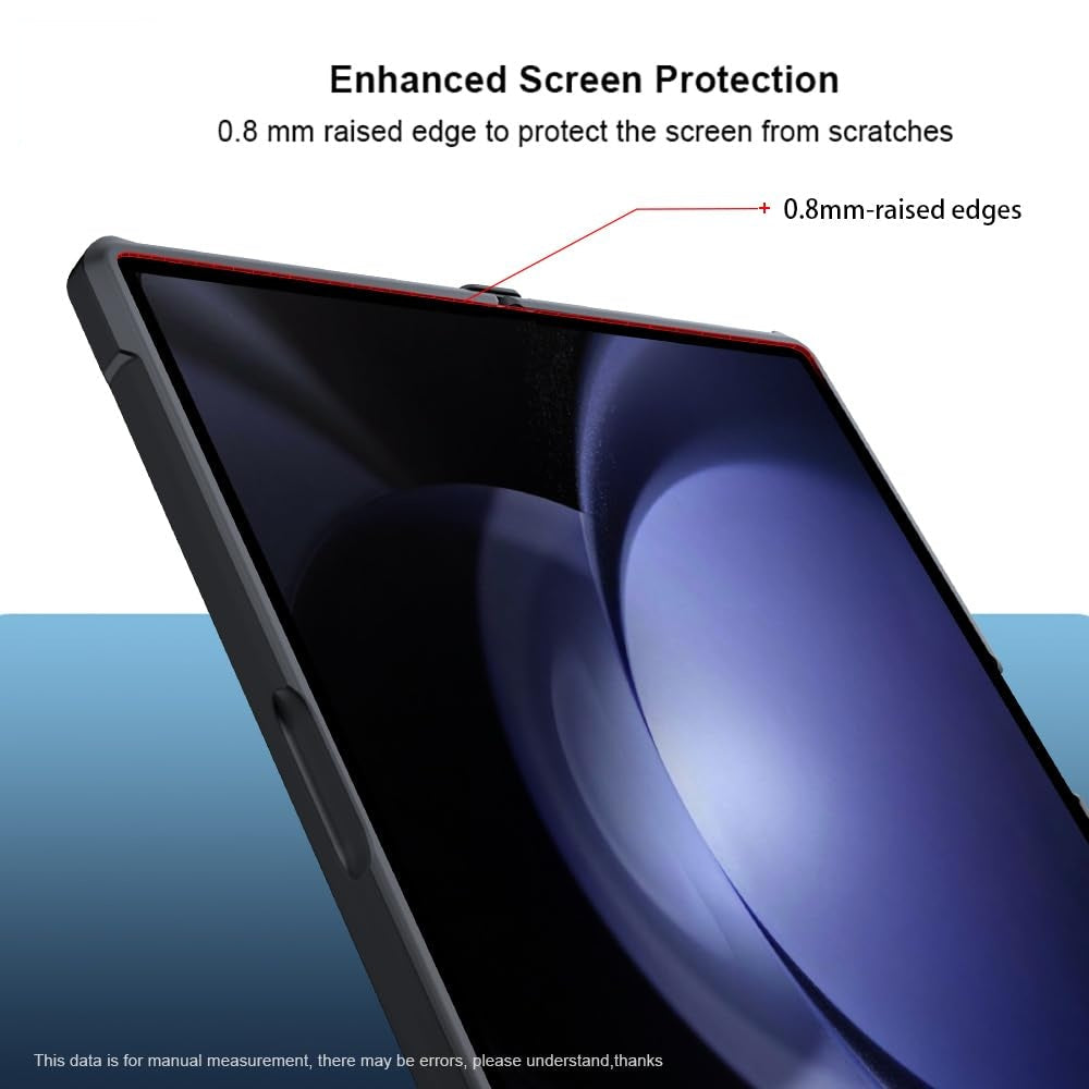 Samsung Galaxy Z Fold7 Hard PC Beetal Series Soft TPU Edges, Hinge, Non-Yellowing