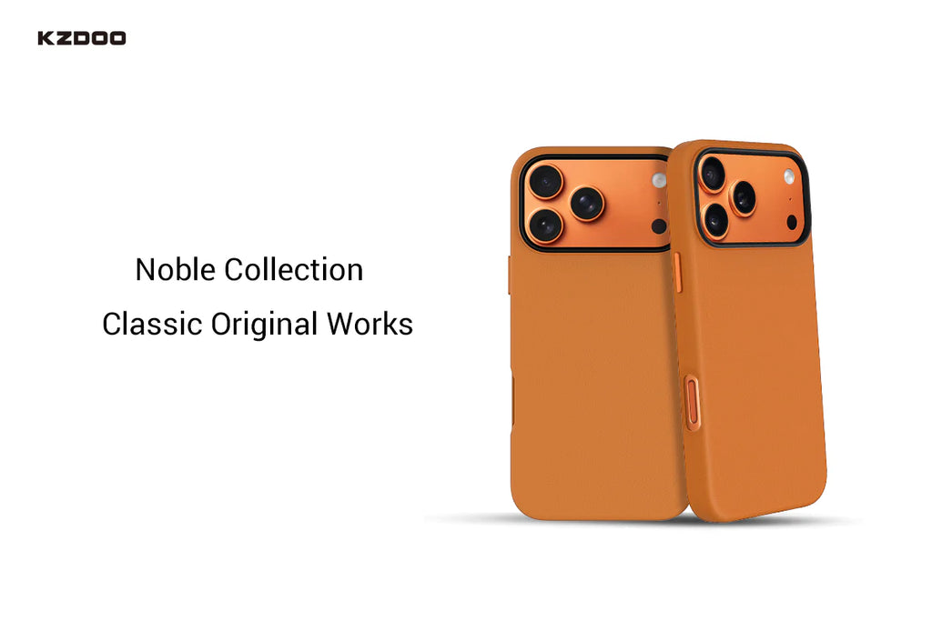 Kzdoo noble collection case i phone 17 pro orange same phone case