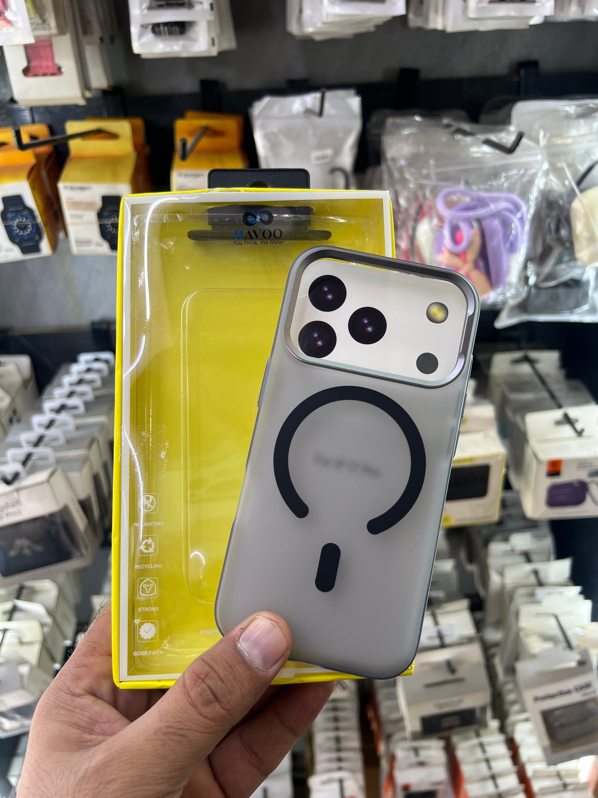 Paper matte gray case i phone 17 pro case