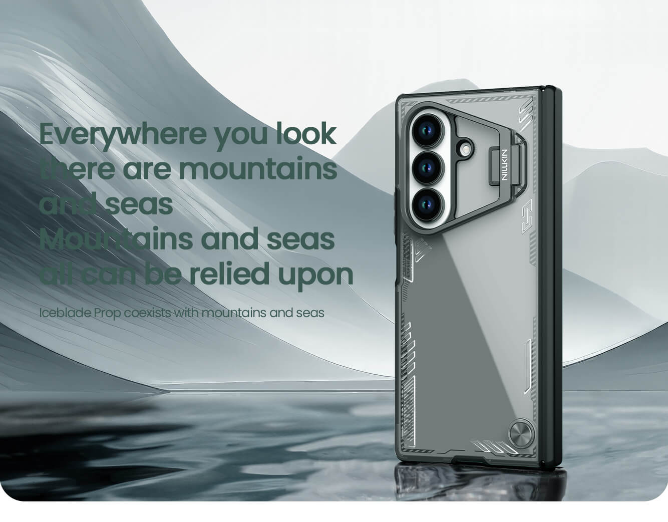 Nillkin Iceblade Fold Camera protective cover case for Samsung Galaxy Z Fold7 (Fold 7 5G),