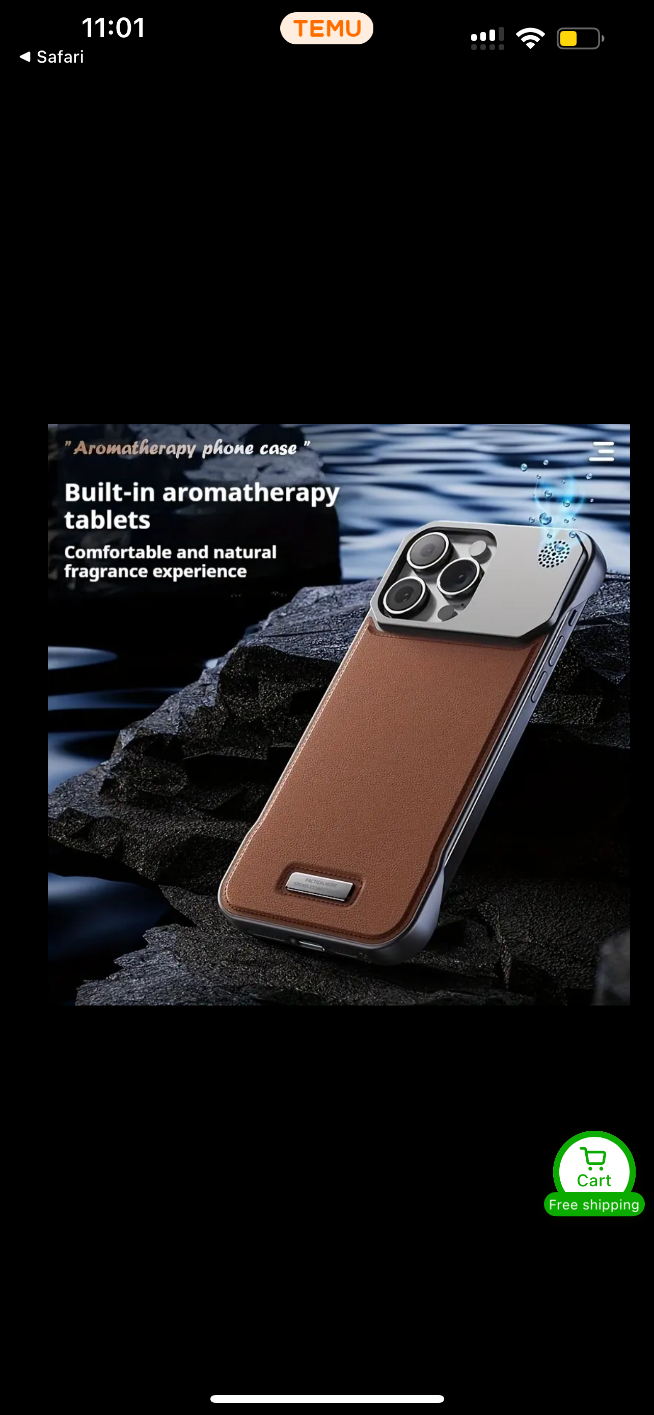 I phone metal perfume case