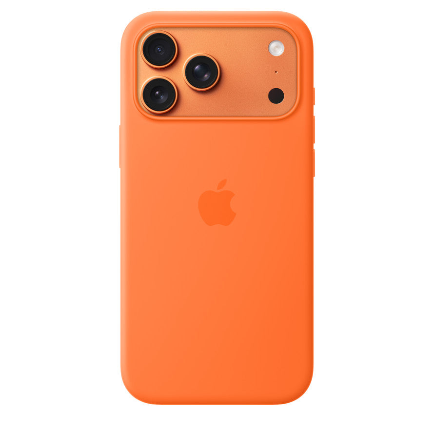 I phone 17 pro original orange silicon case