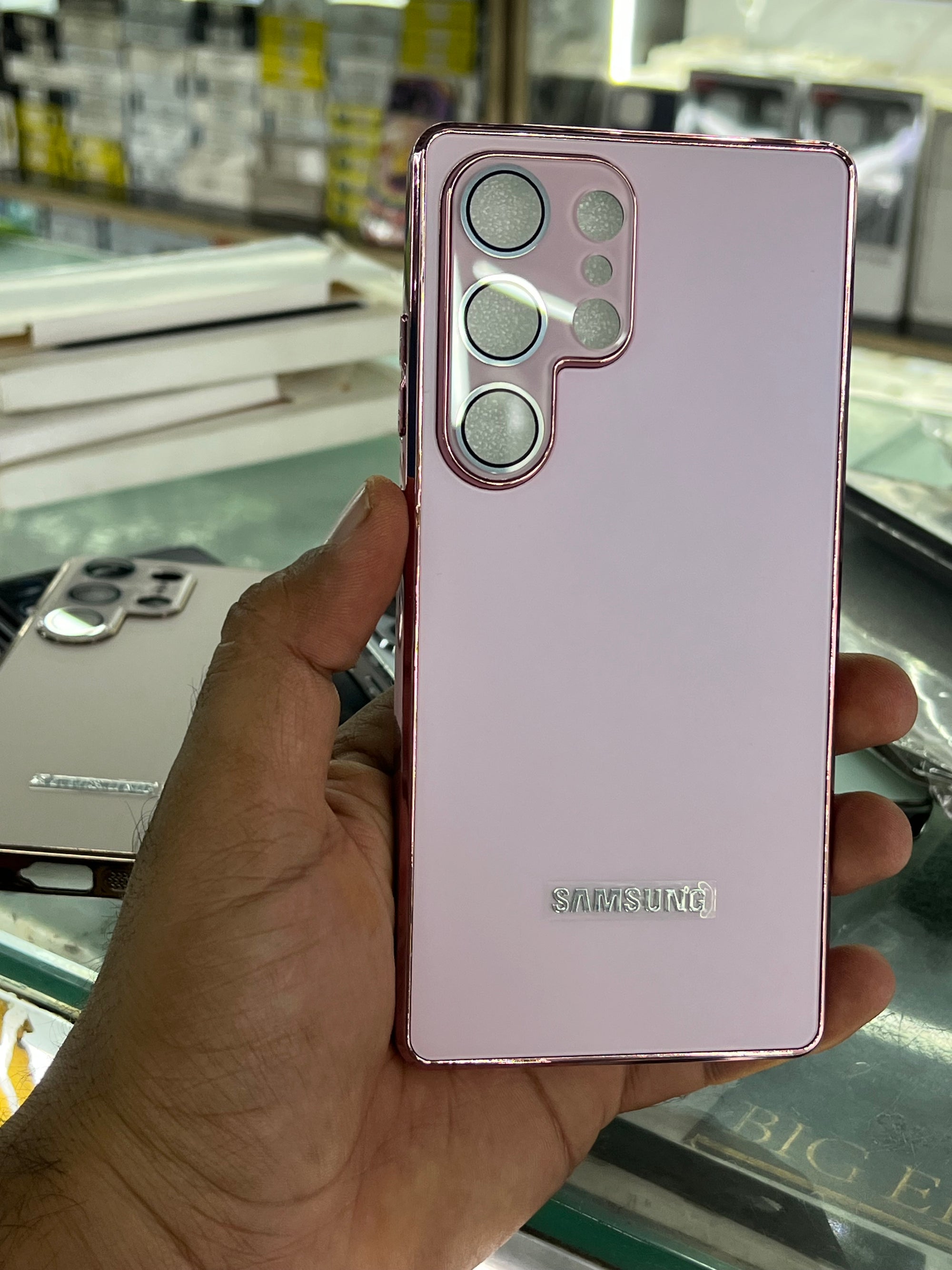 Same phone look case samsung s25 ultra chorme case