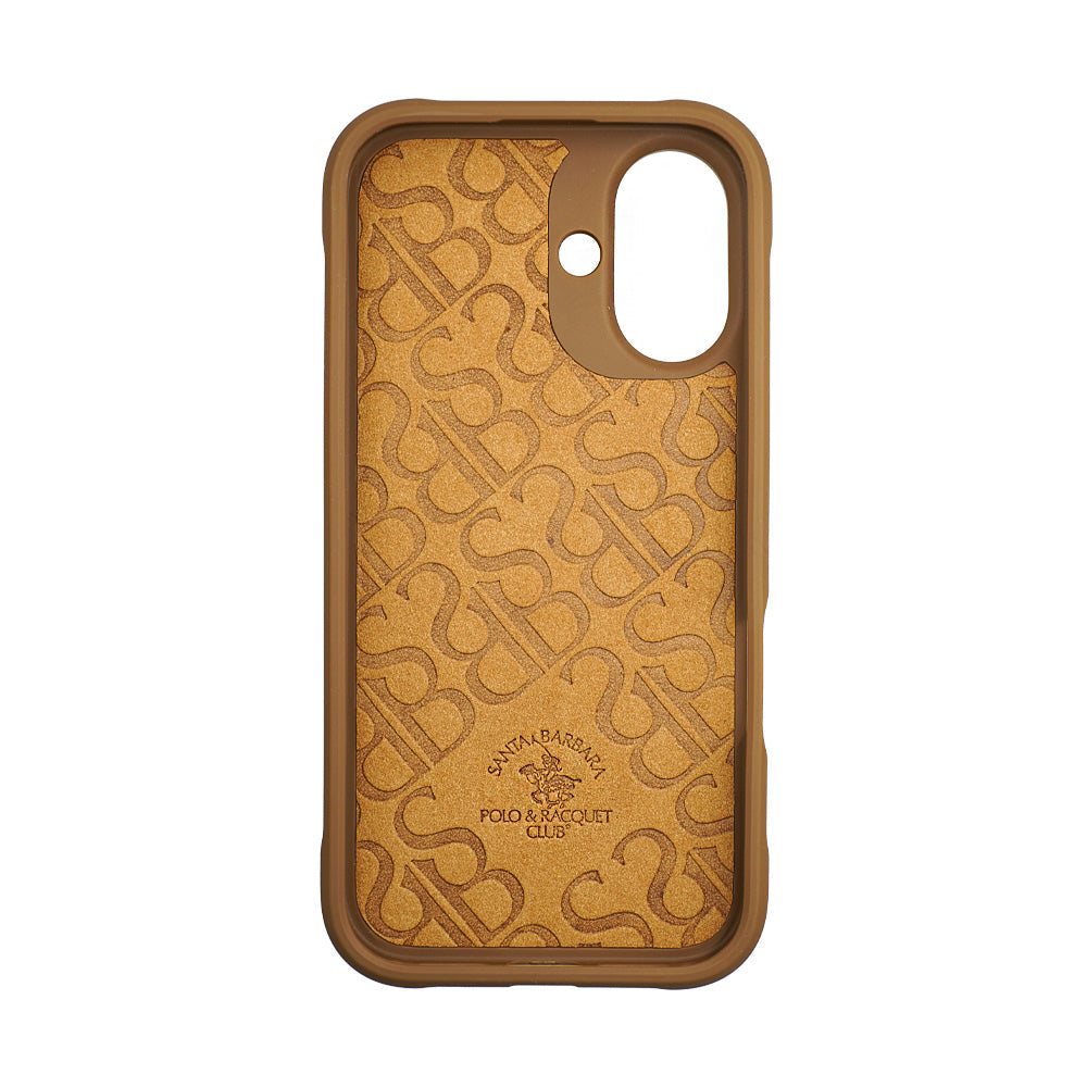 Santa Barbara Polo & Racquet Club Knight Series Case for iPhone 16 Plus -Brown