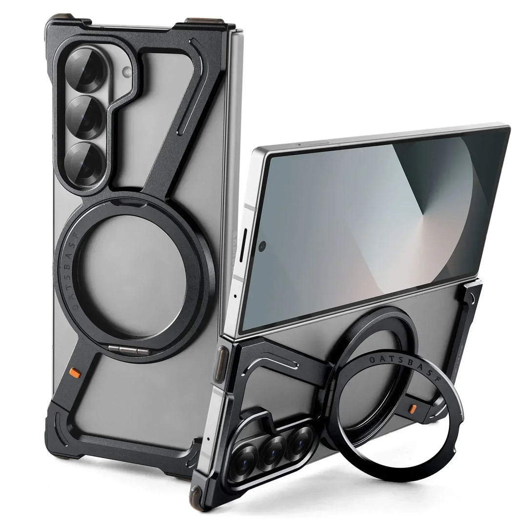Black Magnetic Guard Titanium s25 ultra