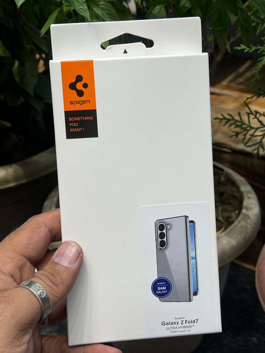 Spyzen case fold 7 clear non yellow material
