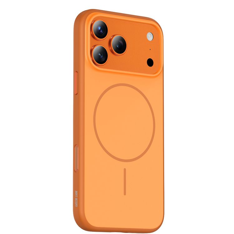 Gkk Patric MagSafe Premium Matte Finish Case for iPhone 17 Pro max, Drop & Camera Protection, Comfortable Grip, Anti-Yellowing - orange