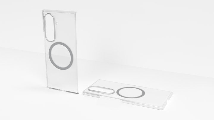 Galaxy Z Fold7 Clear Magnet Case