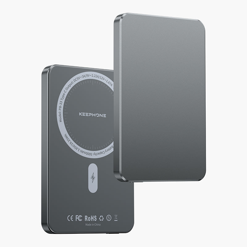 Lucci Wireless Power Bank, 5000mAh
PD 20W & 15W MagSafe Fast Charging | Ultra-slim Design