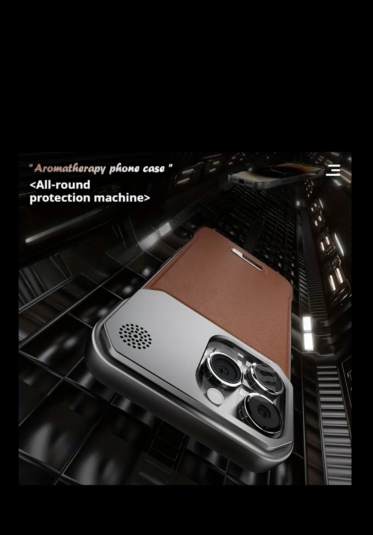 I phone metal perfume case