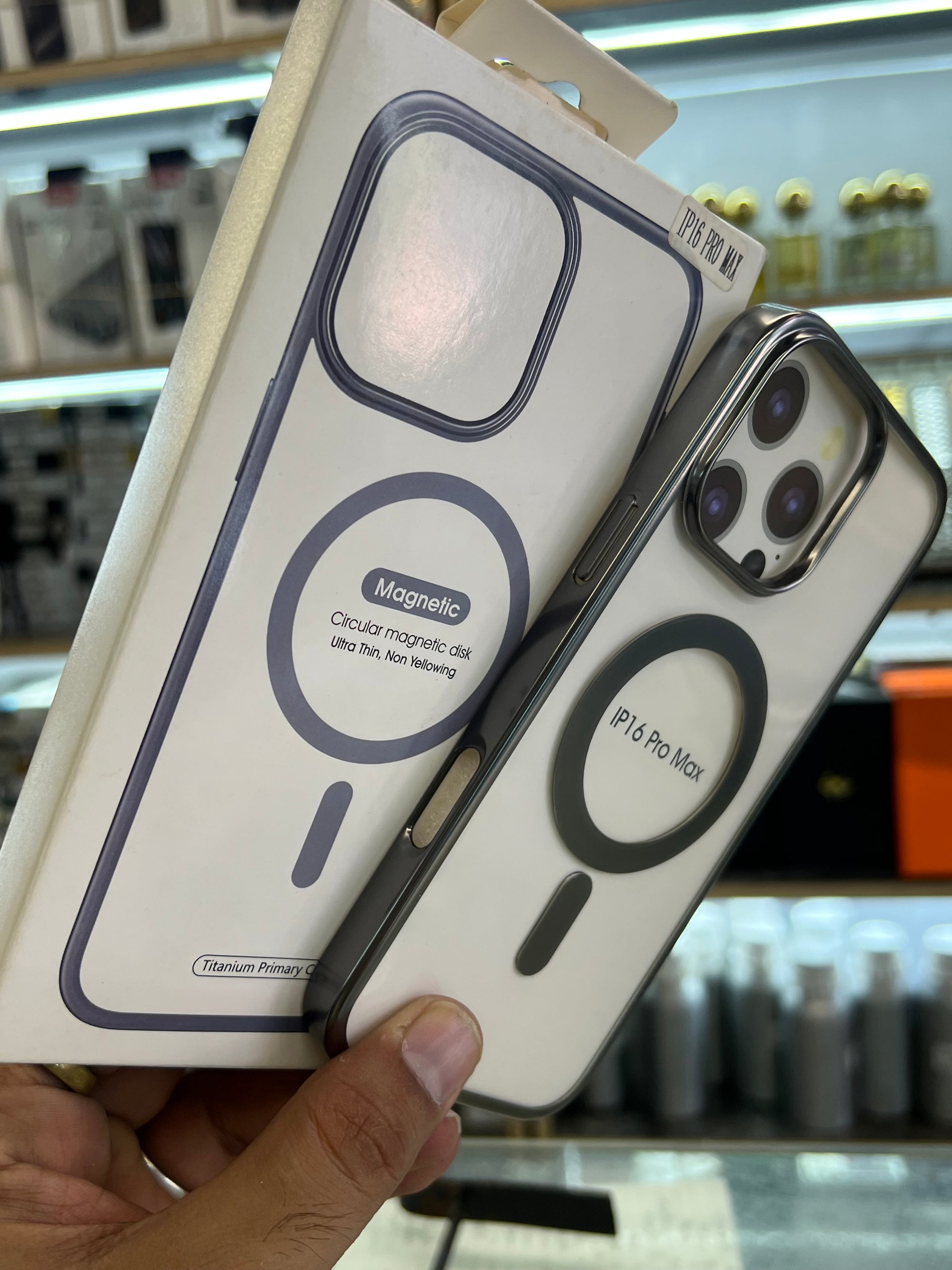 Anti yellow magsafe case i phone 16 pro max