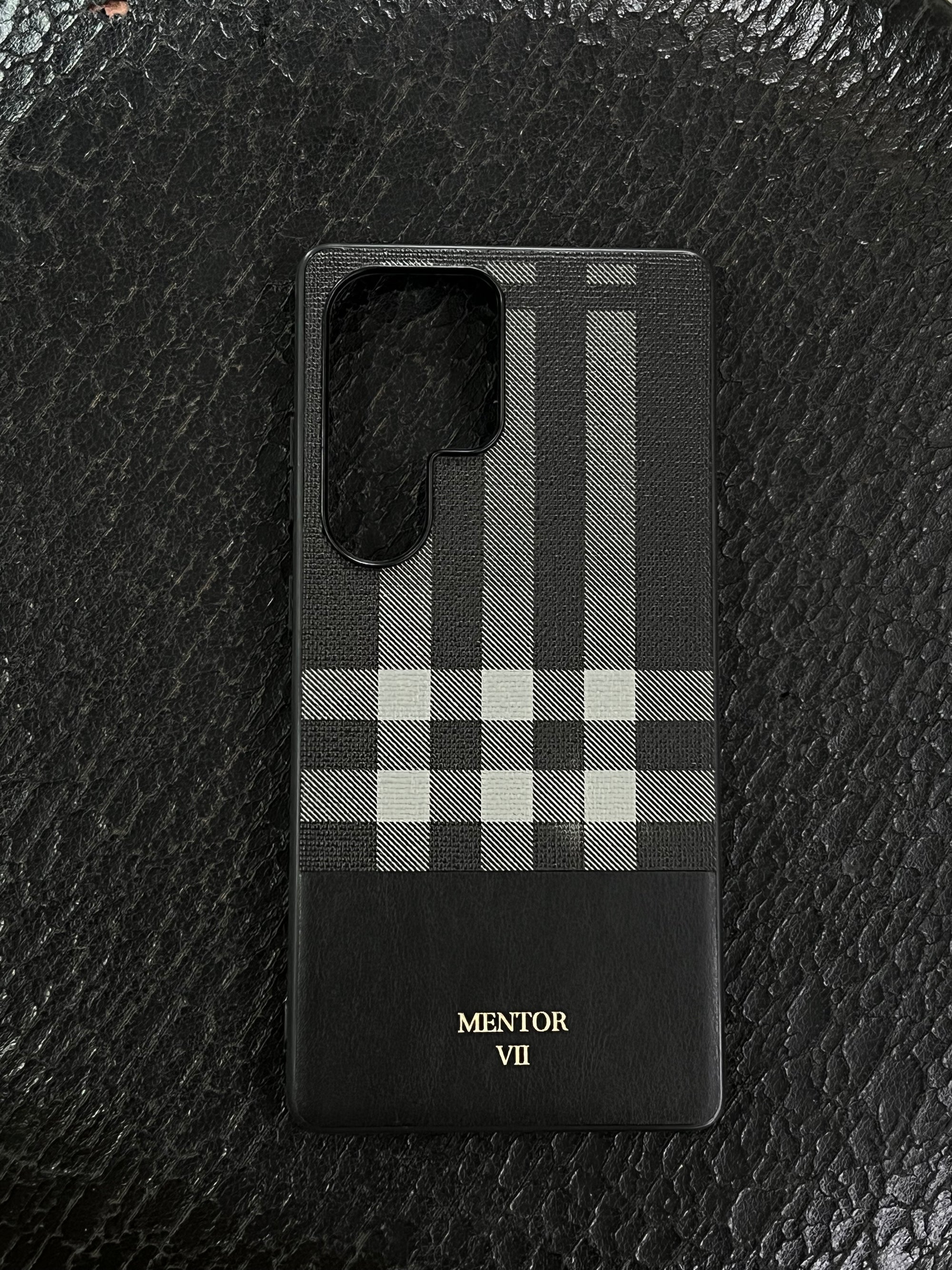 Samsung s25 ultra mentor leather tpu case