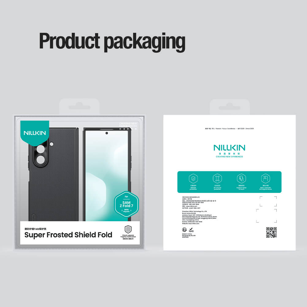 Nillkin Super Frosted Shield Fold Magnetic Matte cover case for Samsung Galaxy Z Fold7 (Fold 7 5G),
