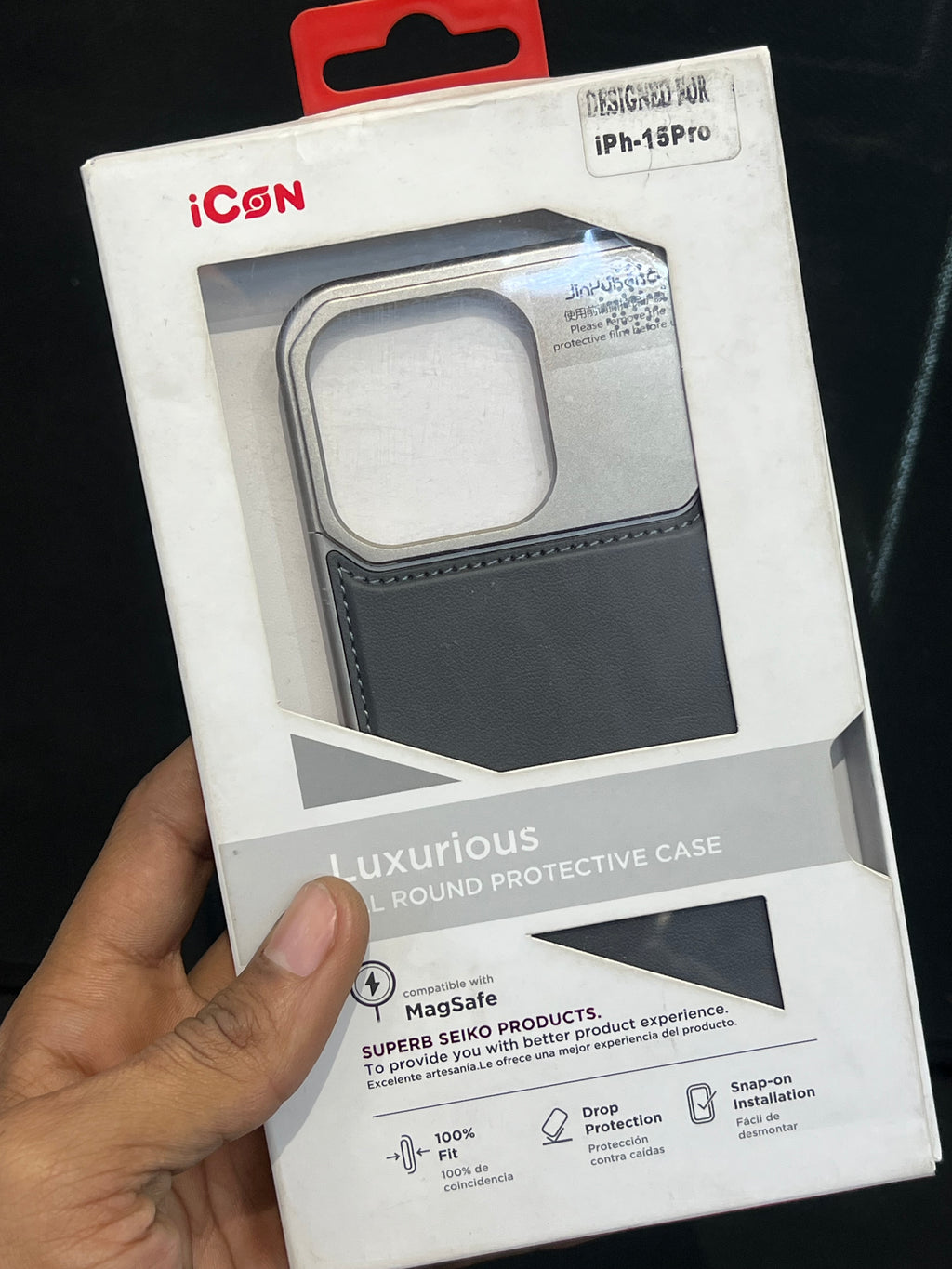 I phone 15 pro perfume metal case