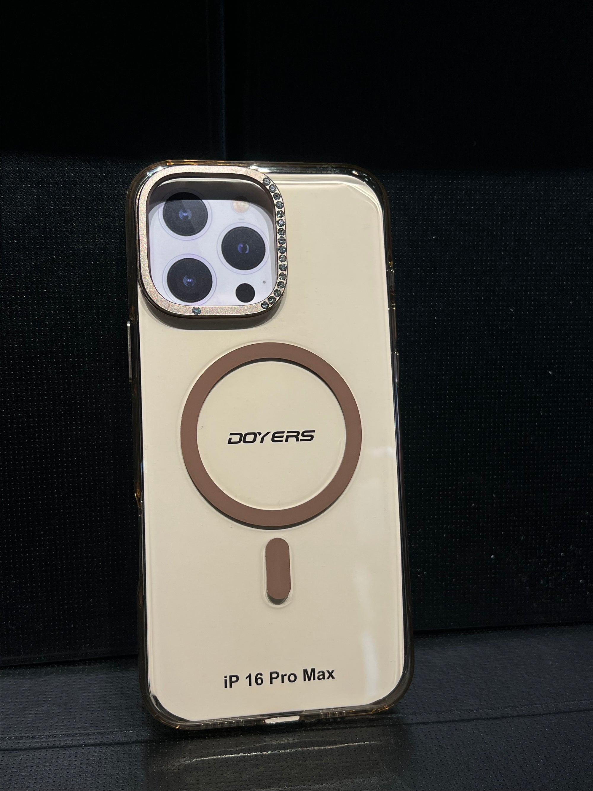 Diamond case glossy anti yellow original transparent