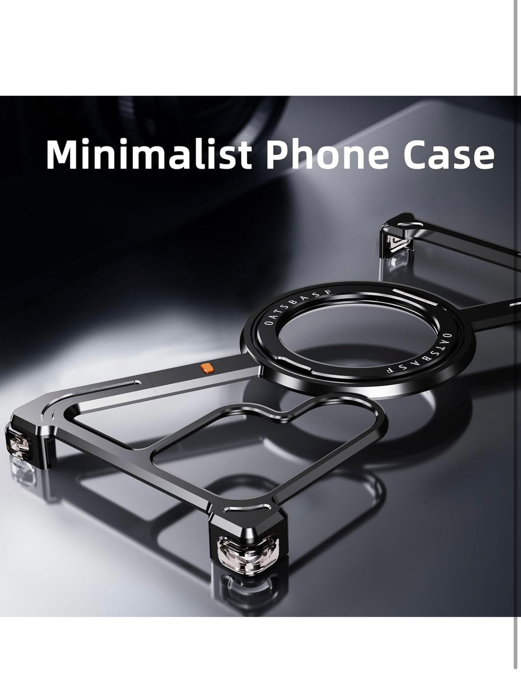 Black Magnetic Guard Titanium s25 ultra