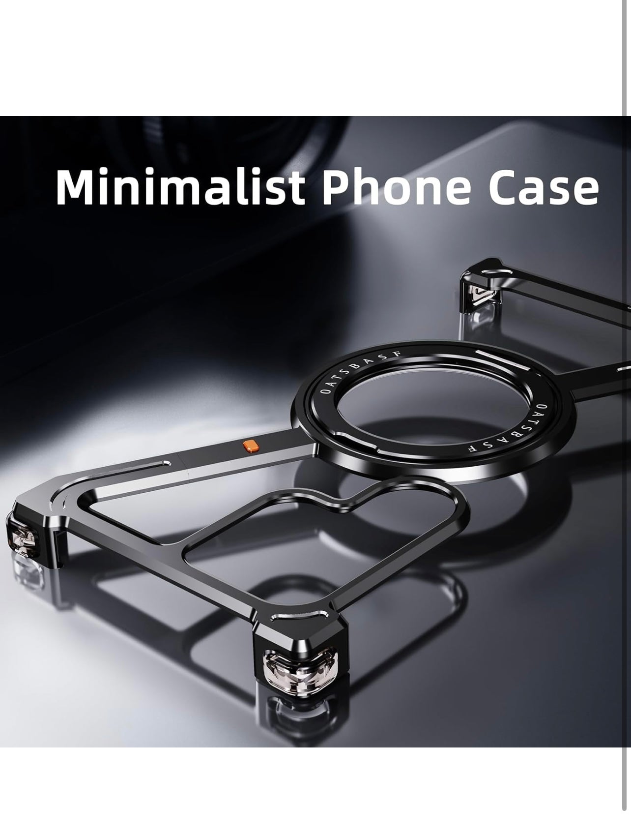 Black Magnetic Guard Titanium s25 ultra