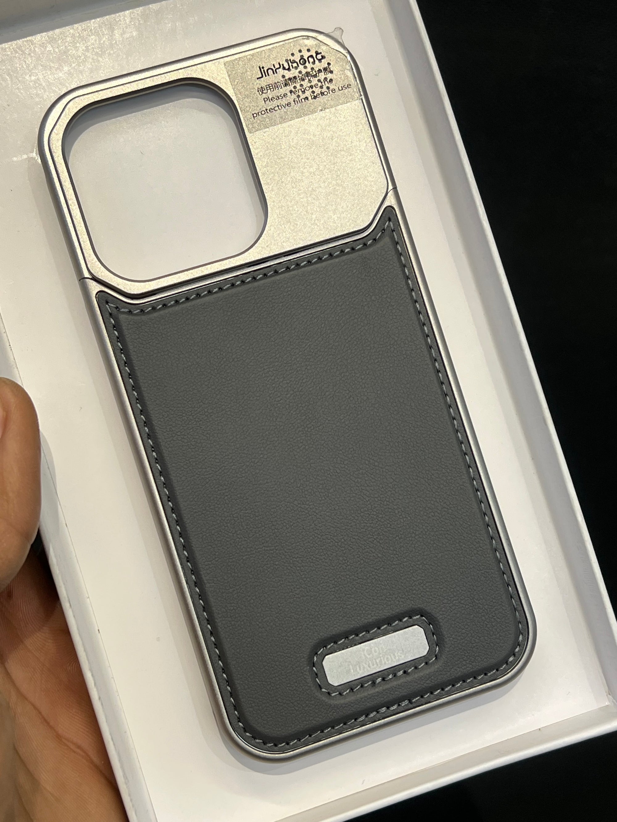 I phone 15 pro perfume metal case