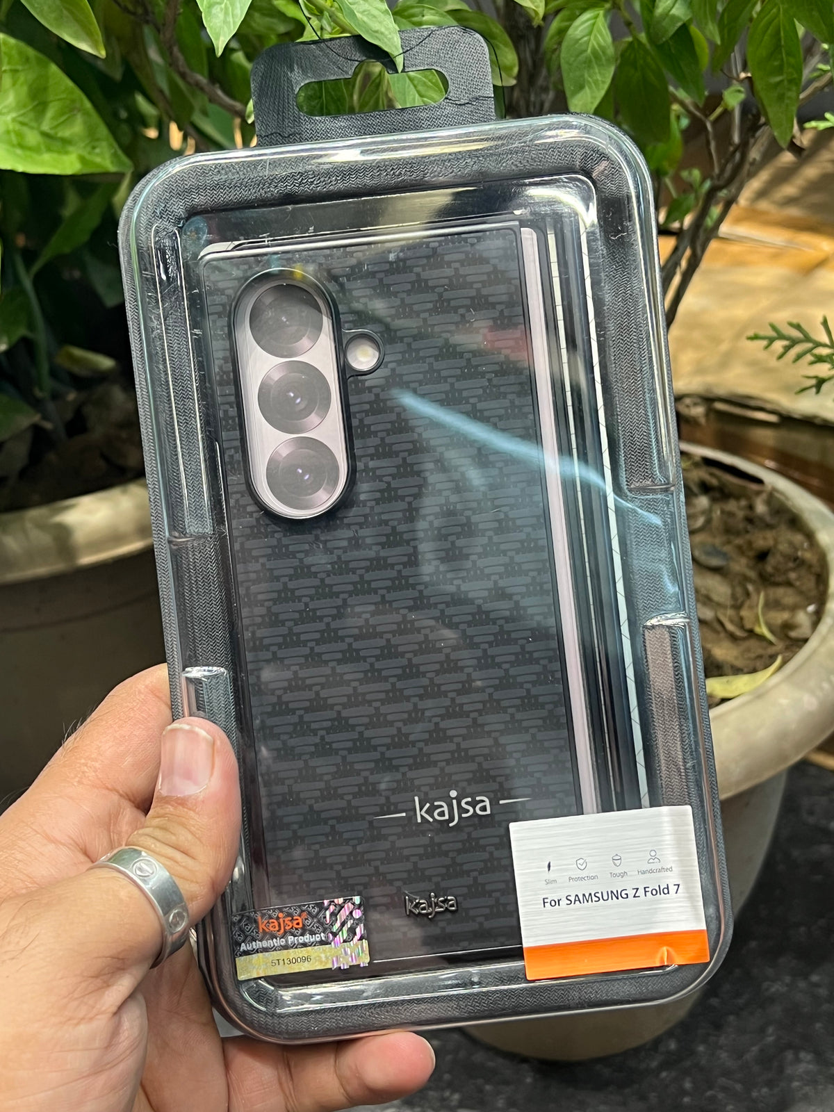 Kajsa luxury brand fold 7 leather case