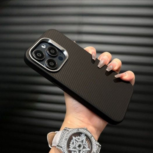 I phone carbon silicon case