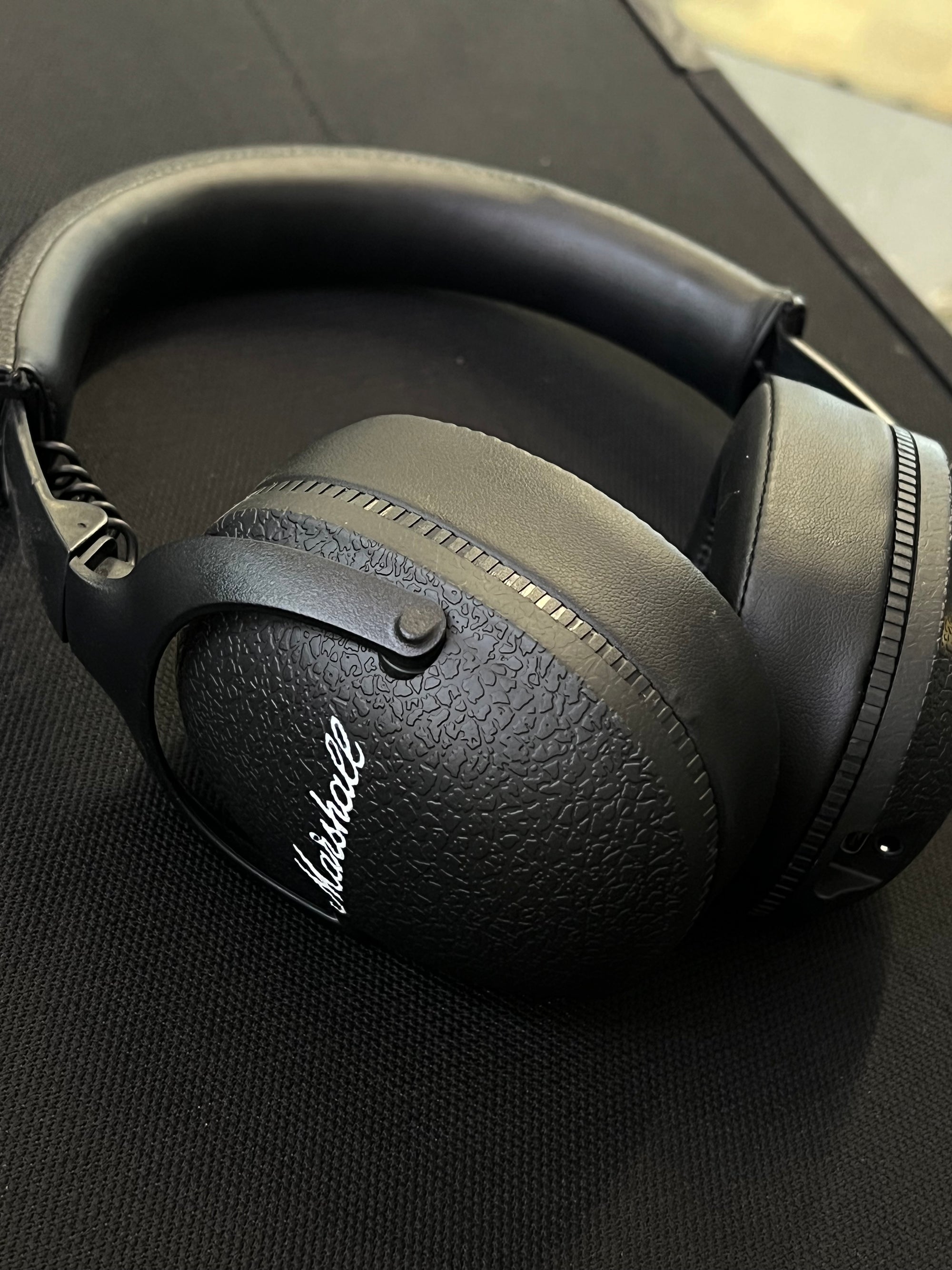 Black headphone