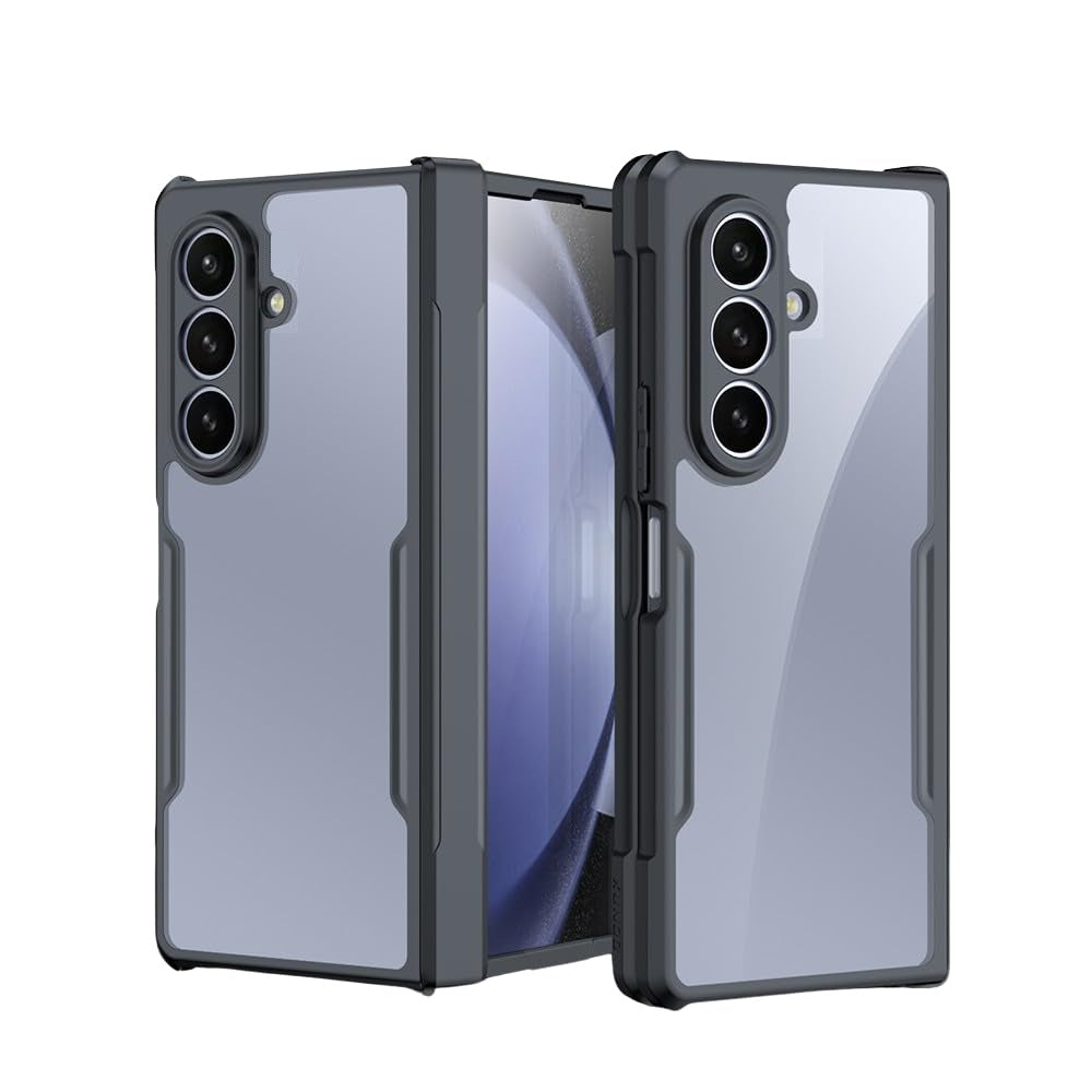 Samsung Galaxy Z Fold7 Hard PC Beetal Series Soft TPU Edges, Hinge, Non-Yellowing