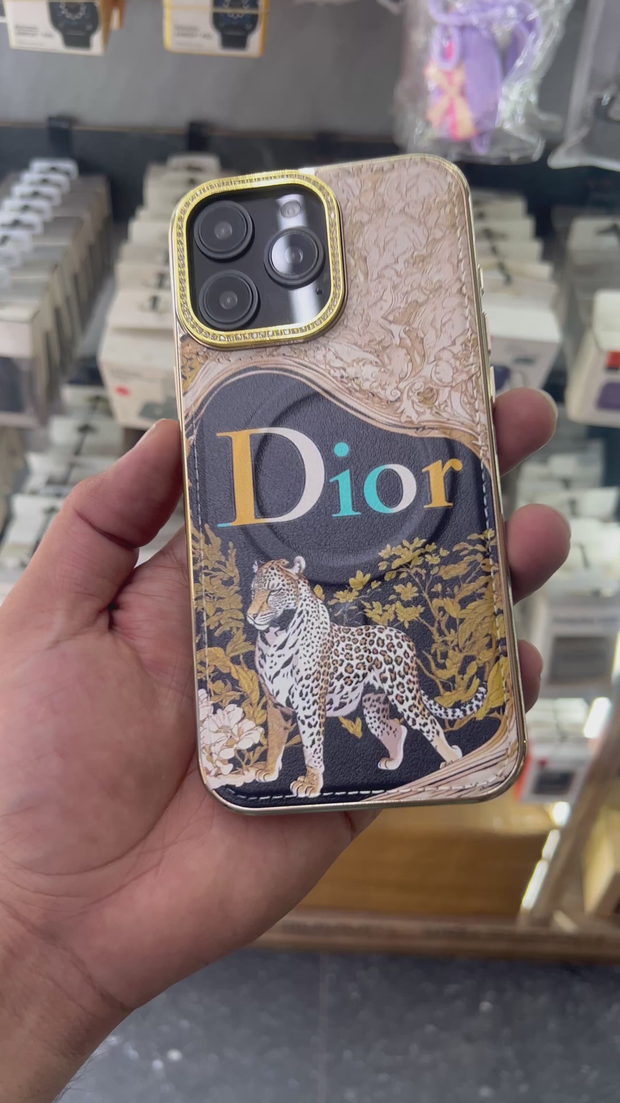Ultra luxury golden case for i phone 16 pro maxx