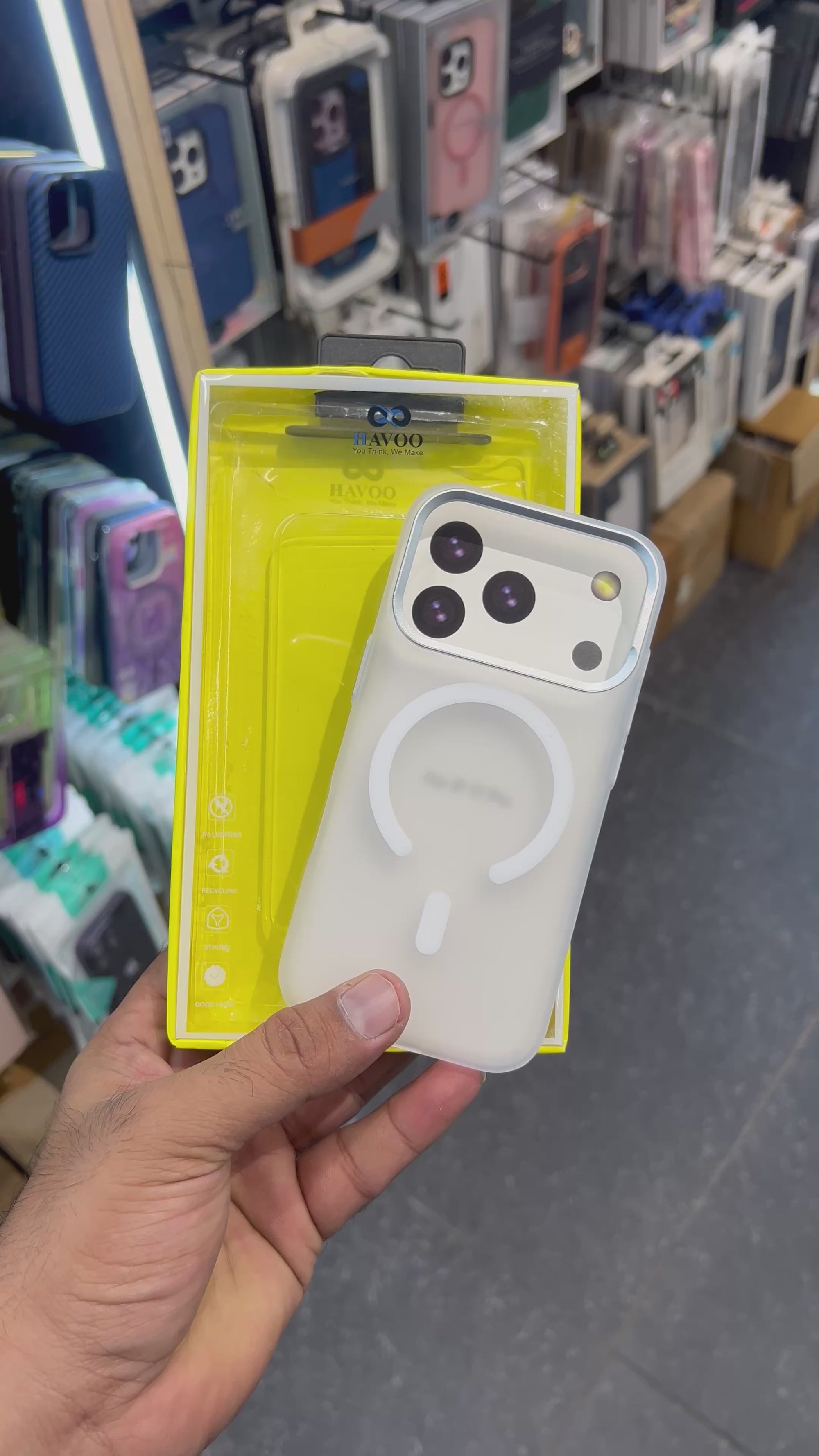 Paper matte white case i phone 17 pro case