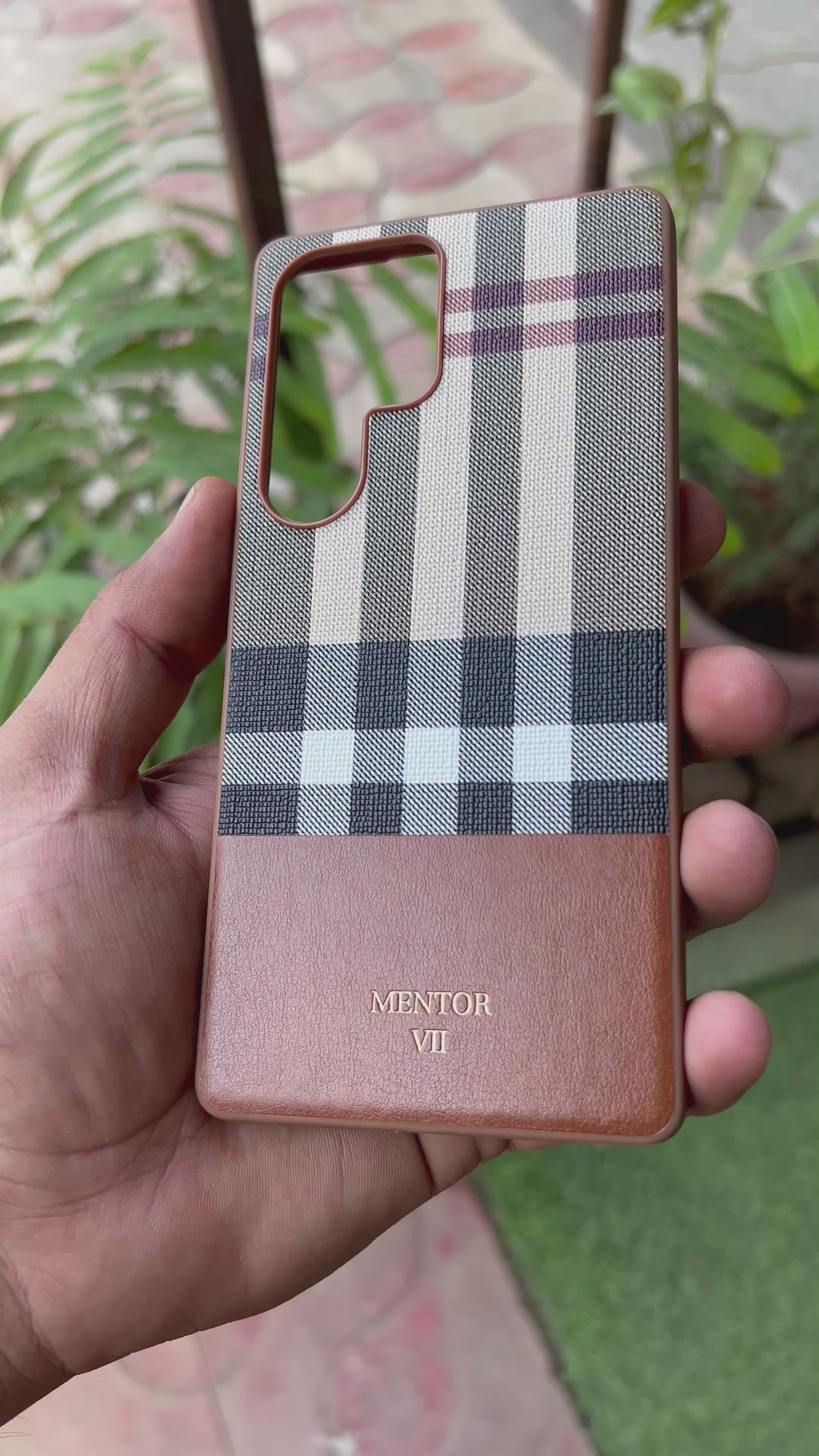 Samsung s25 ultra mentor leather tpu case