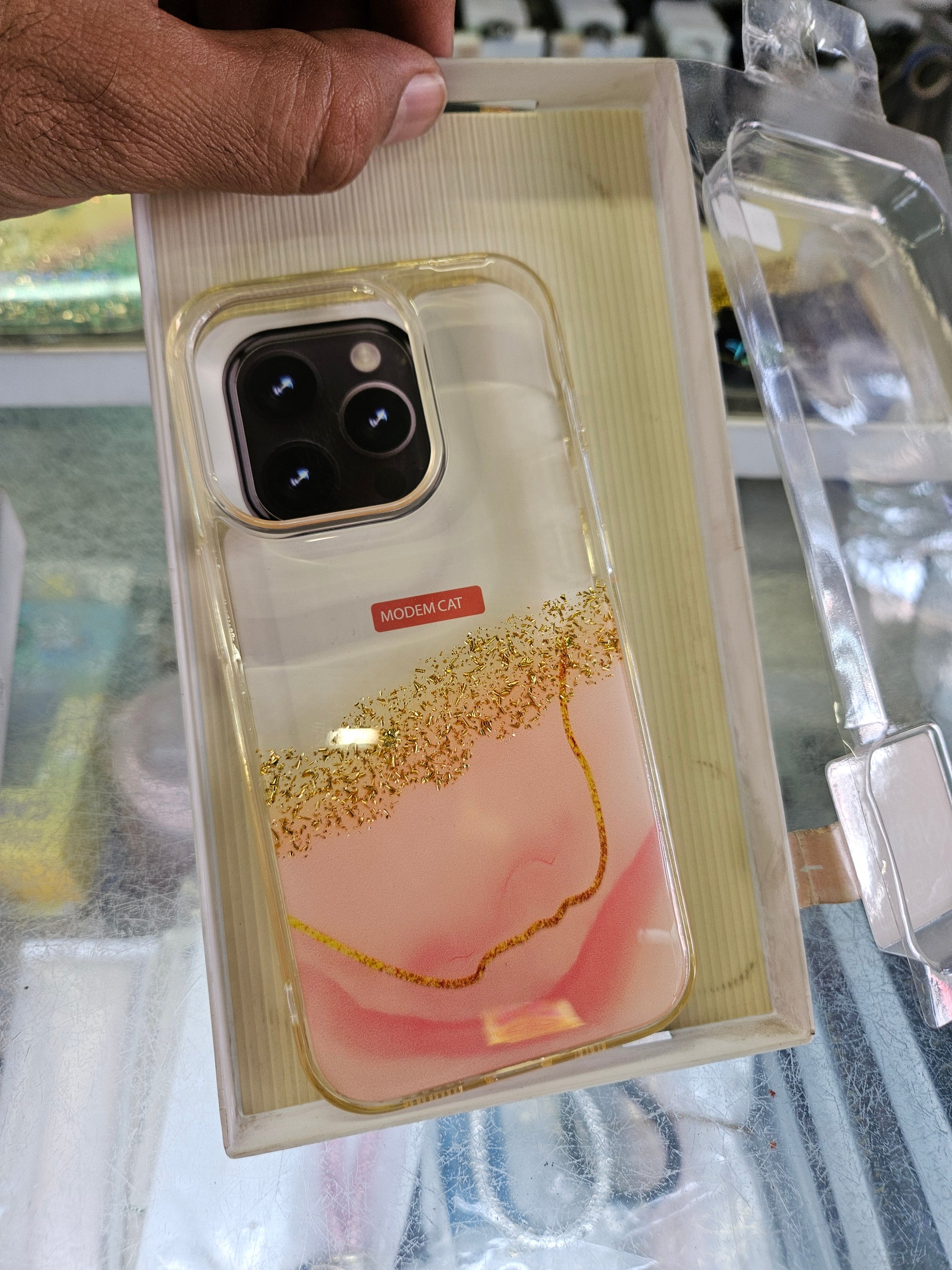 Iphone 14 pro luxury diamond case