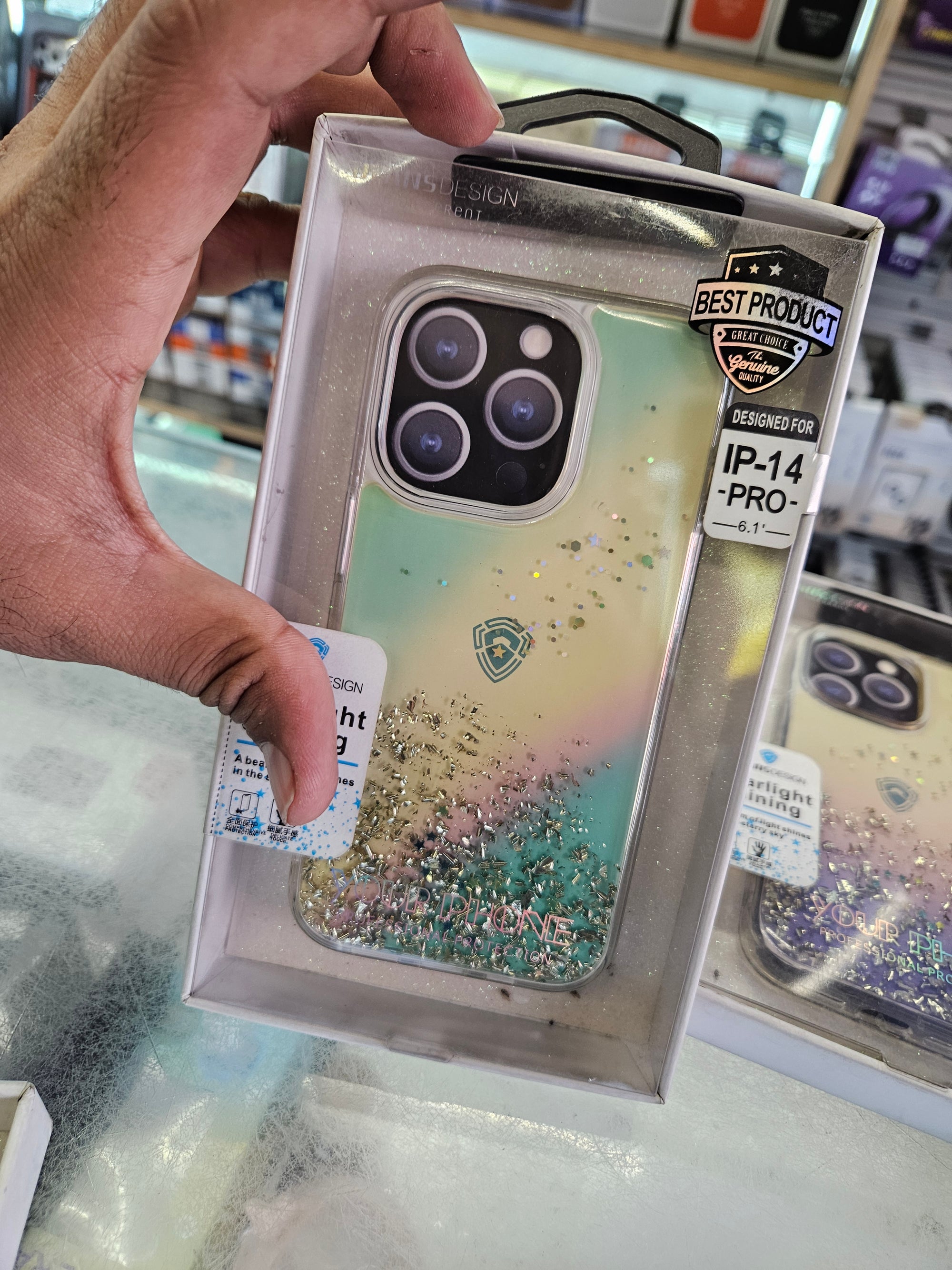 Iphone 14 pro luxury diamond case