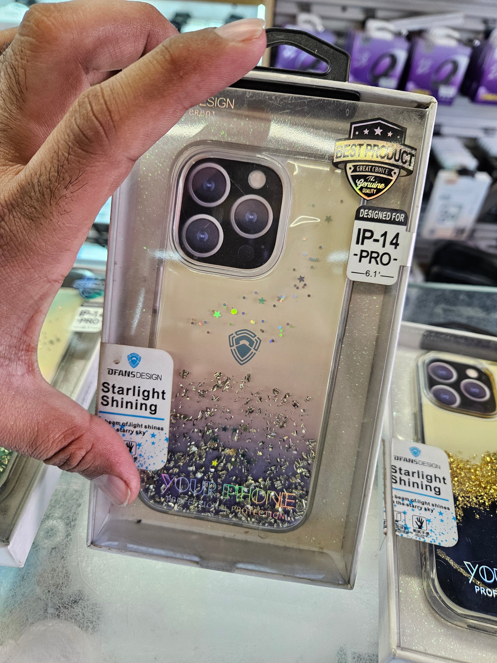 Iphone 14 pro luxury diamond case